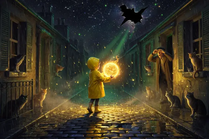 The girl who carries a star