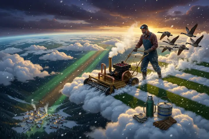 The man who mows the clouds