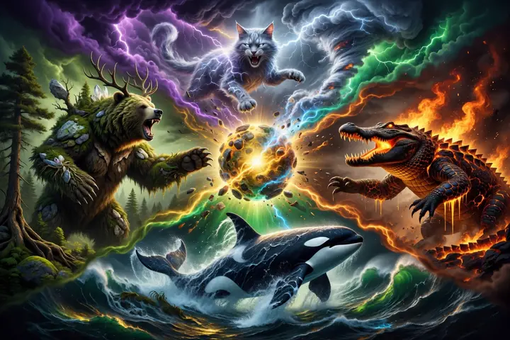 The four elements