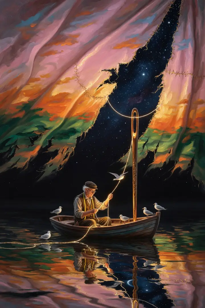 The tailor who sews the sunset