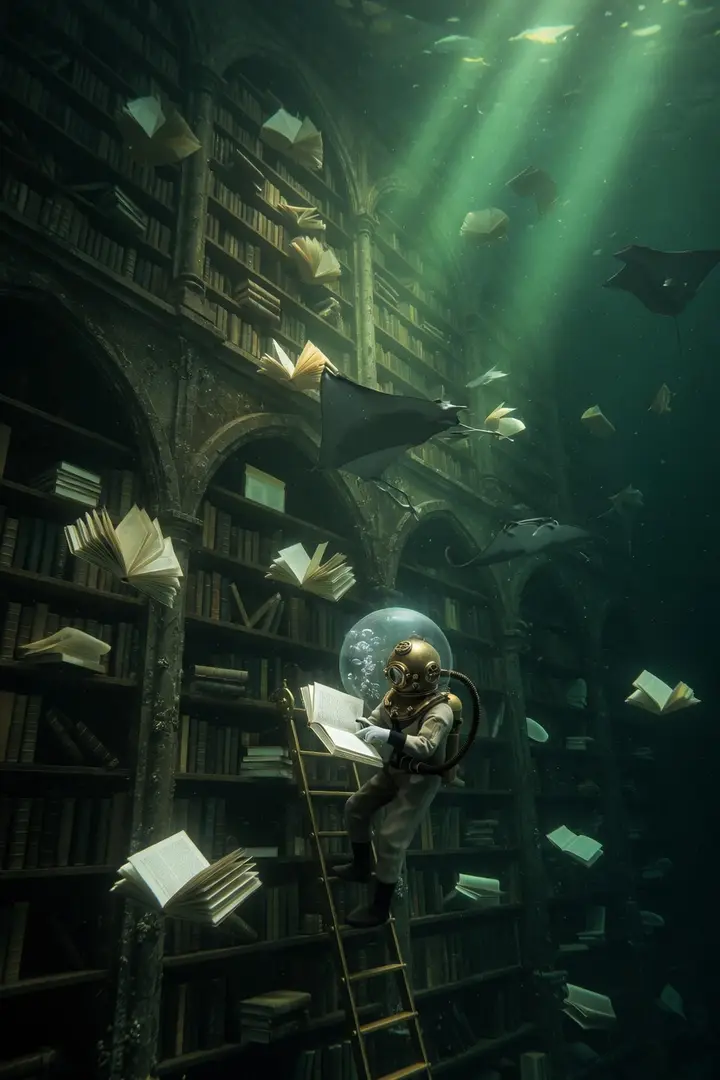 The library at the bottom of the sea