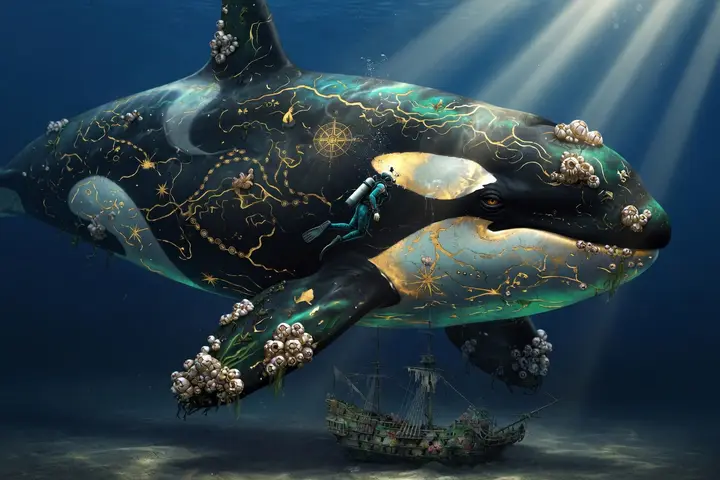 The great orca of the deep