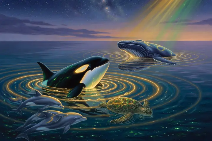 The orca who sings the ocean to sleep