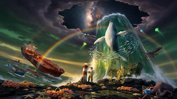 The day the ocean fell up