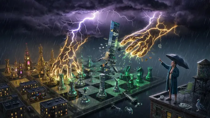 The storm chess match