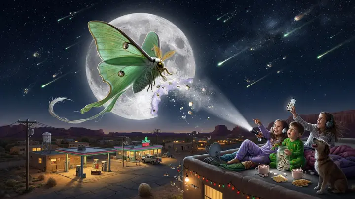The moth that ate the moon