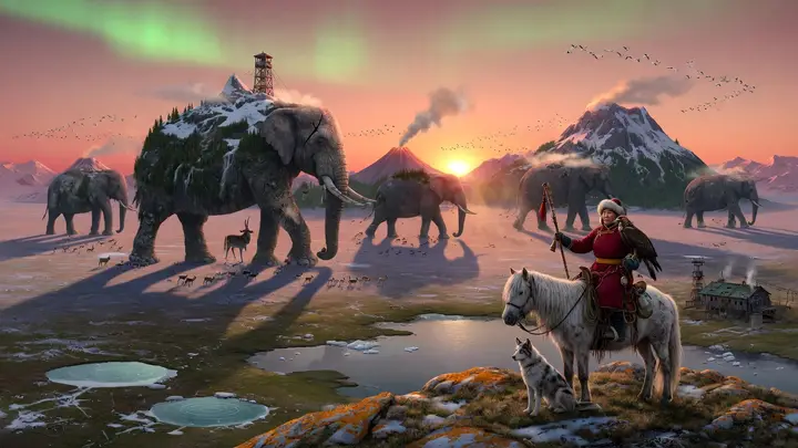 The migration of mountains