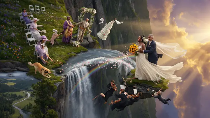 The sideways wedding